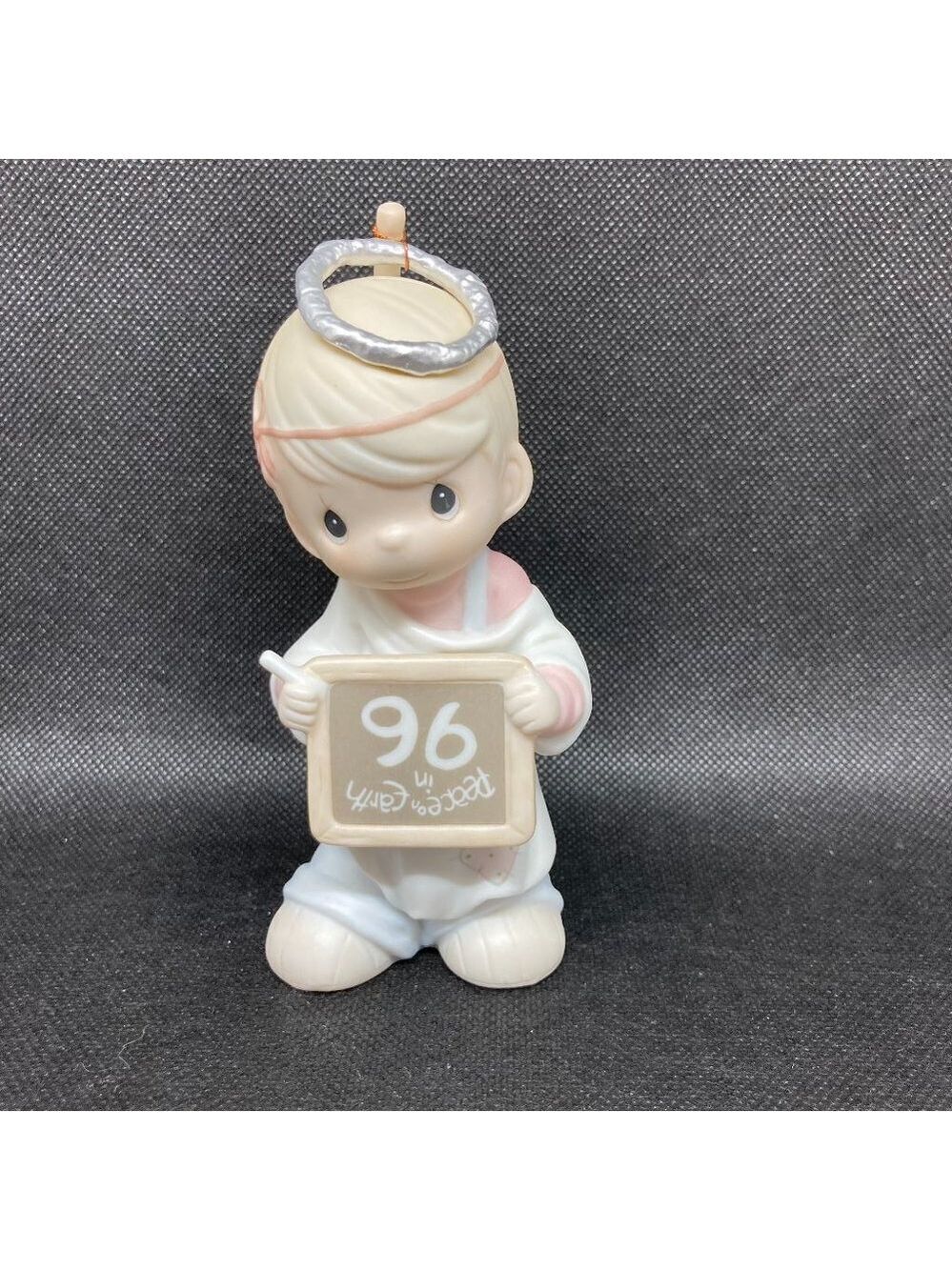 Precious Moments "Peace on Earth Anyway" 1996 annual figurine